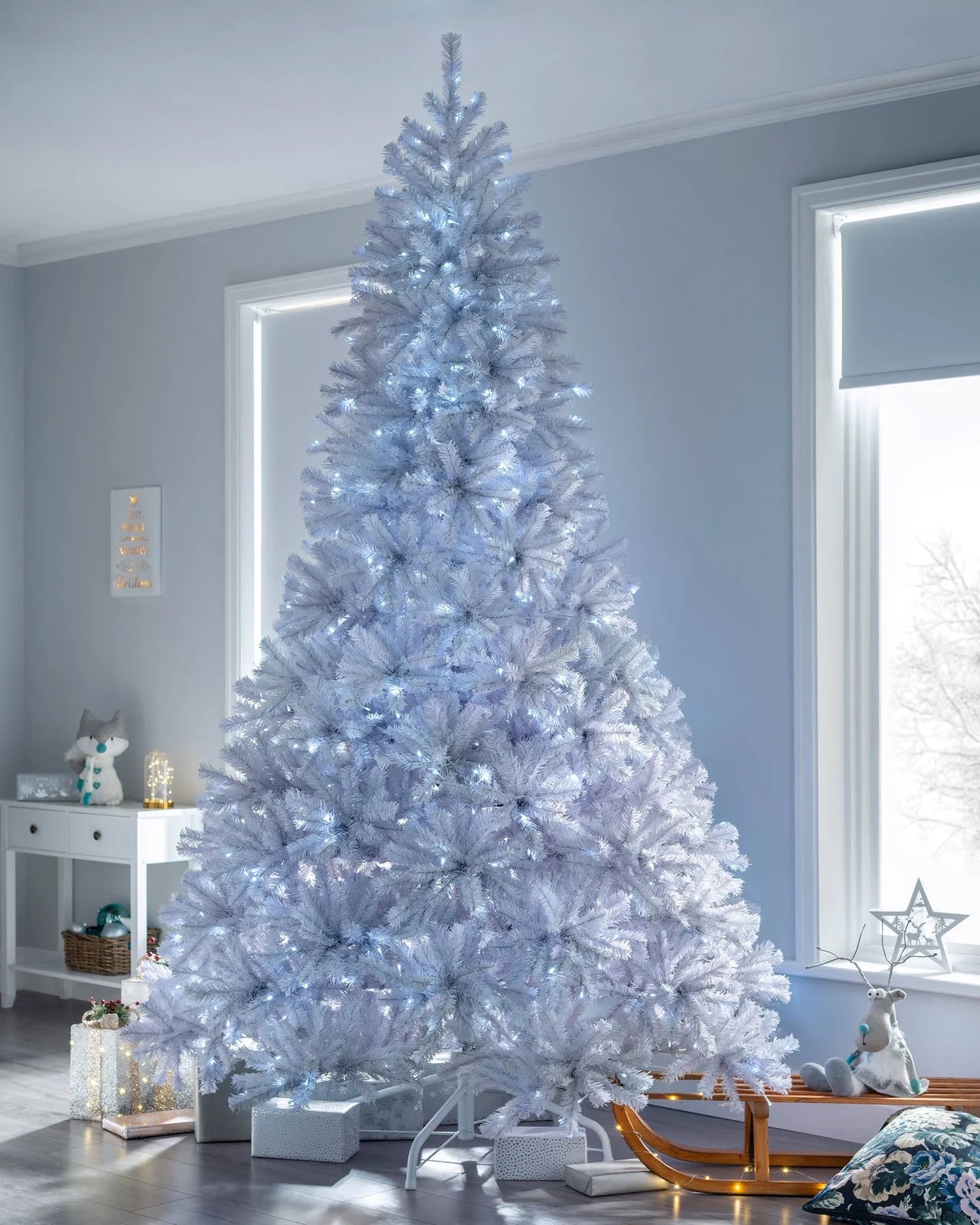 Elegant Cashmere Christmas Tree -  Lifelike, Easy Setup, and Customizable for Any Holiday Space